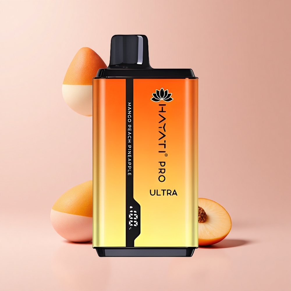 Mango Peach Pineapple Hayati Pro Ultra 15000 Puffs 2 12ml 2% Nicotine
