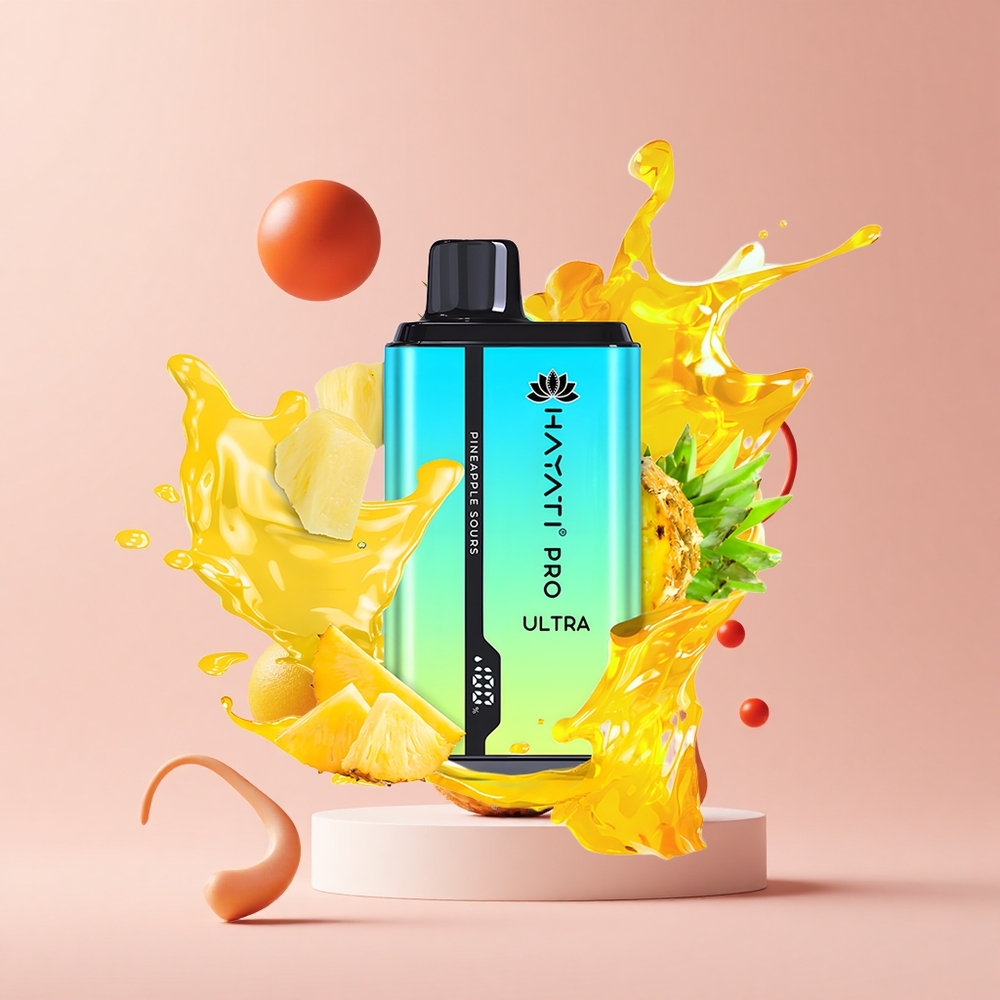 Pineapple Sours Hayati Pro Ultra 15000 Puffs 2 12ml 2% Nicotine