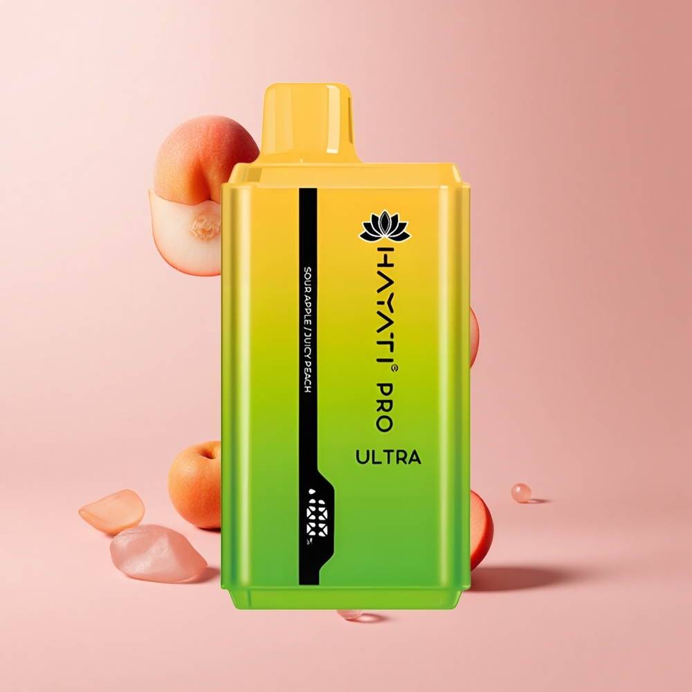 Sour Apple Hayati Pro Ultra 15000 Puffs 2 12ml 2% Nicotine