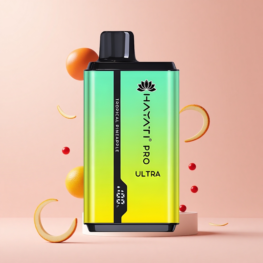 Tropical Pineapple Hayati Pro Ultra 15000 Puffs 2 12ml 2% Nicotine