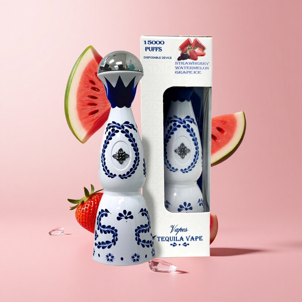 Strawberry Watermelon Grape Ice HUMO Azul 15000 Puffs 20mL 5% Nicotine USB-C