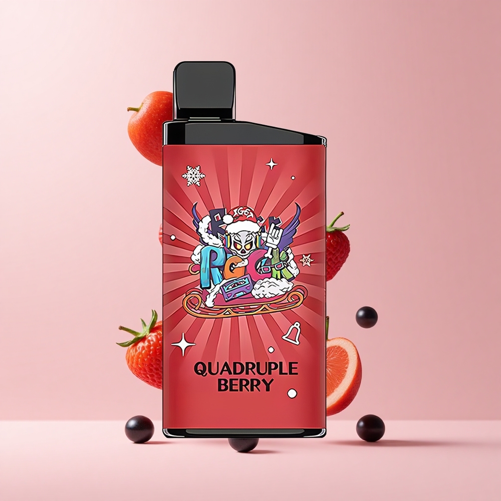 Quadruple Berry IGET Bar 3500 Puffs Mesh Coil 1400mAh
