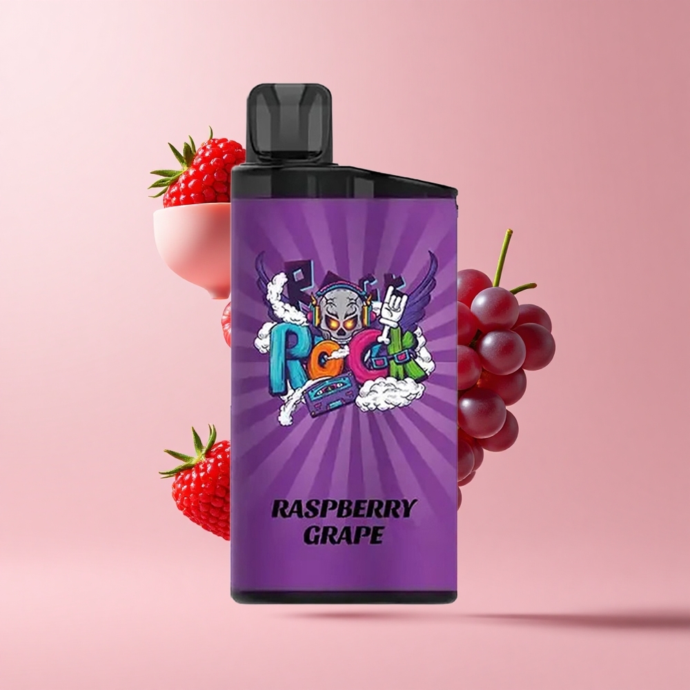 Raspberry Grape IGET Bar 3500 Puffs 1400mAh Mesh Coil