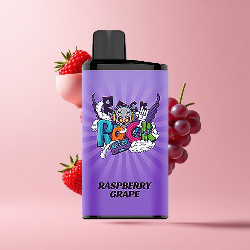 Raspberry Grape IGET Bar Pro 10000 Puffs 2000mAh Mesh Coil Disposable Vape