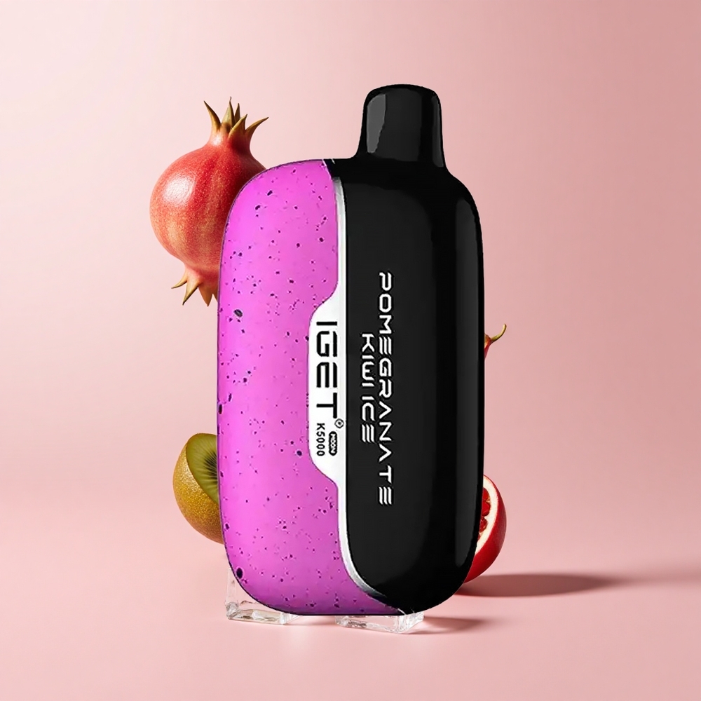 Pomegranate Kiwi Ice IGET Moon K5000 5000 Puffs Mesh 1.35 Ohm