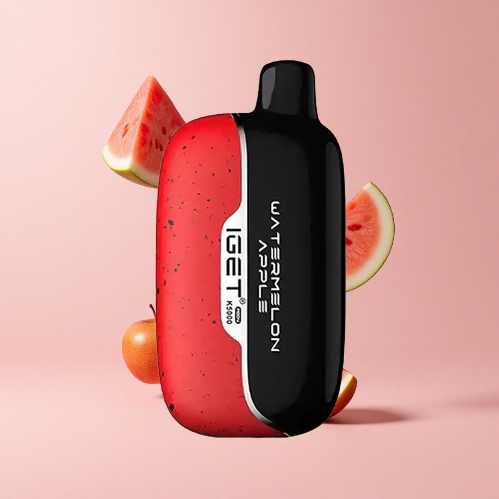 Watermelon Apple IGET Moon K5000 5000 Puffs Mesh Coil Disposable Vape