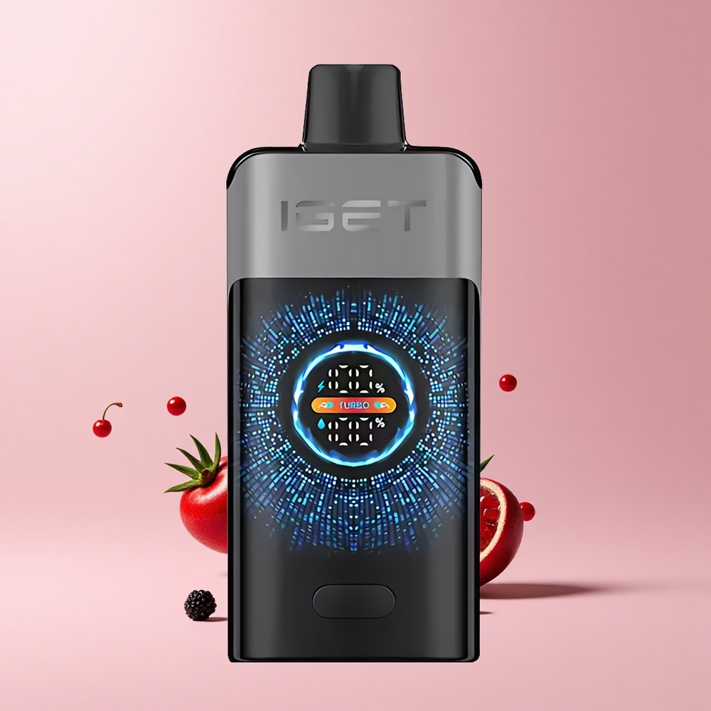 Blackberry Cherry Pomegranate IGET ONE 12000 Puffs Dual Mesh 2700mAh