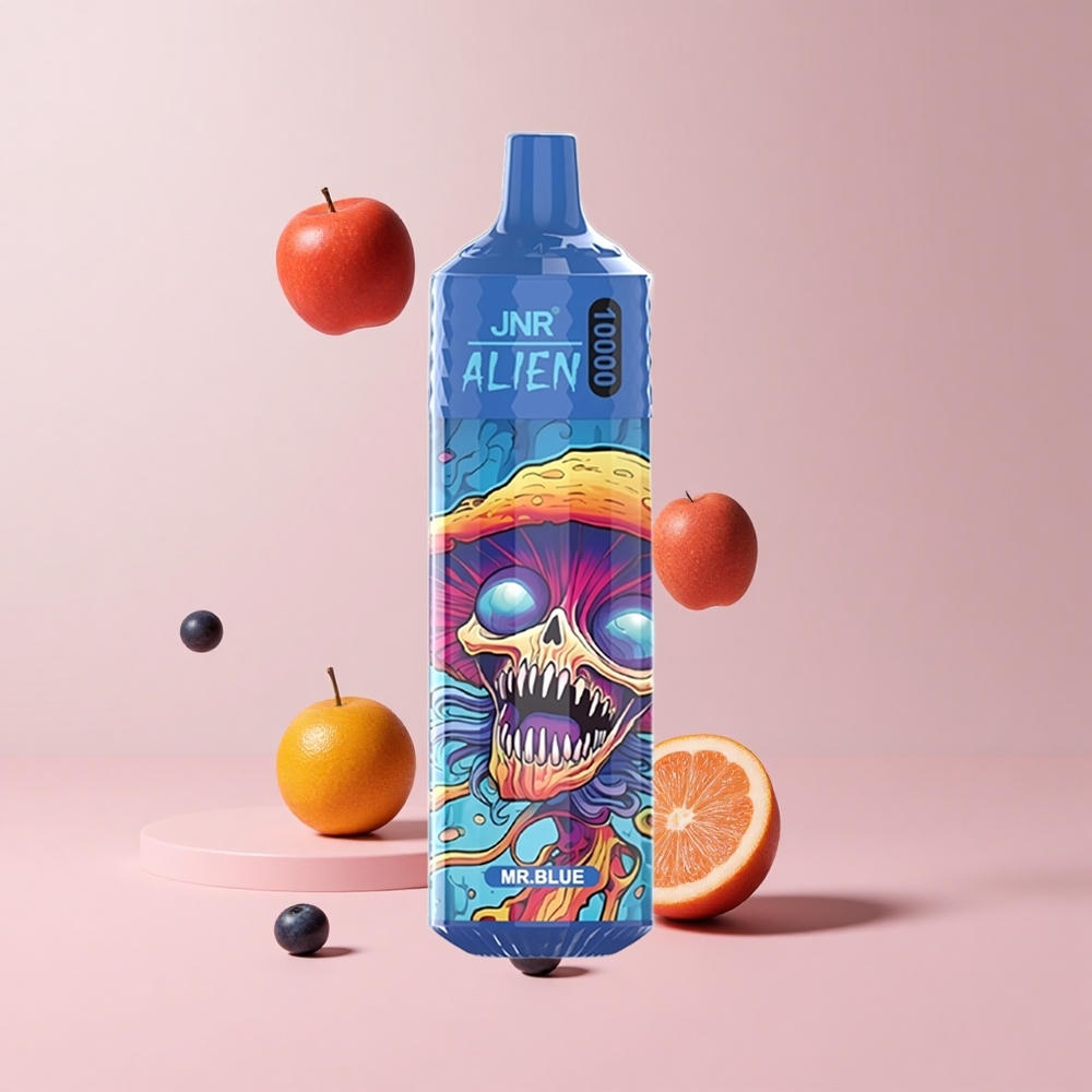 Blue JNR Alien 10000 Puffs 850mAh RGB Disposable Vape