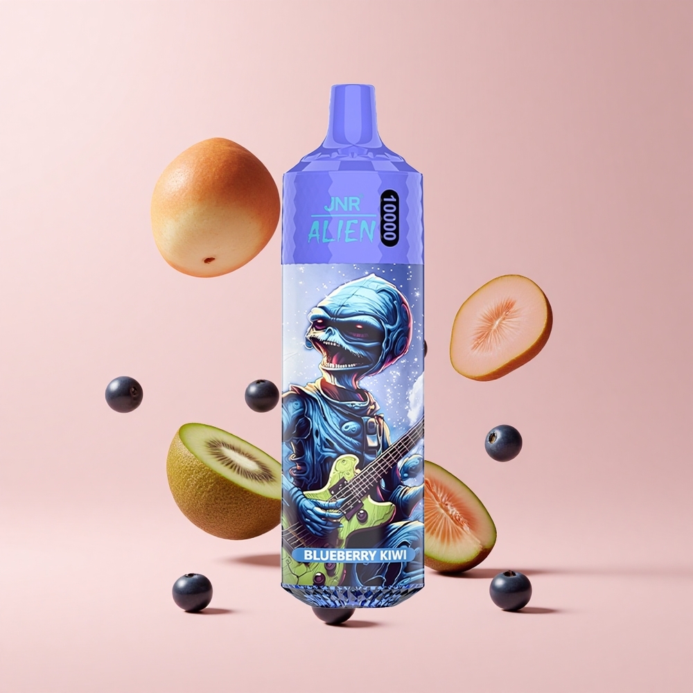 Blueberry Kiwi JNR Alien 10000 Puffs 850mAh RGB LED