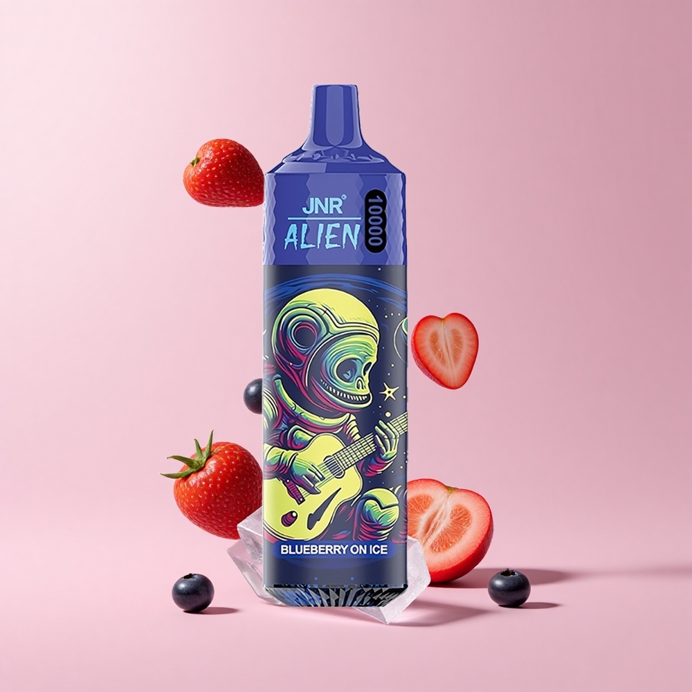 Blueberry On Ice JNR Alien 10000 Puffs 850mAh RGB LED Type-C