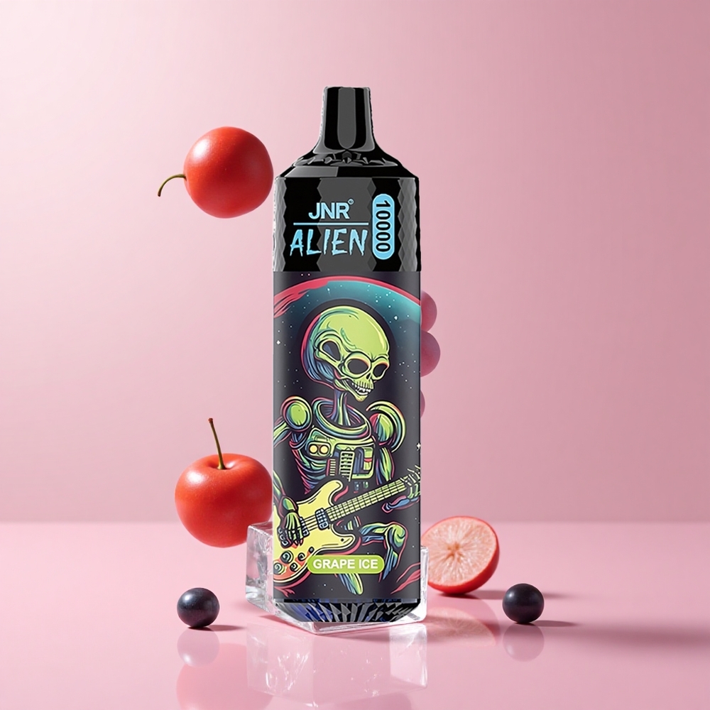 Grape Ice JNR Alien 10000 Puffs 20ml RGB LED Type-C
