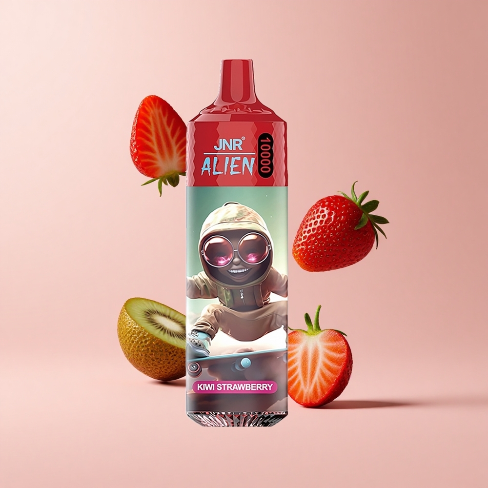 Kiwi Strawberry JNR Alien 10000 Puffs 850mAh RGB LED