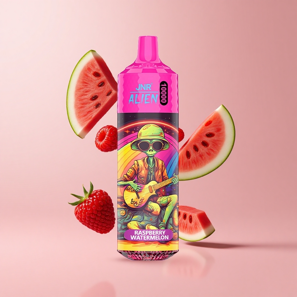 Raspberry Watermelon JNR Alien 10000 Puffs 850mAh RGB LED