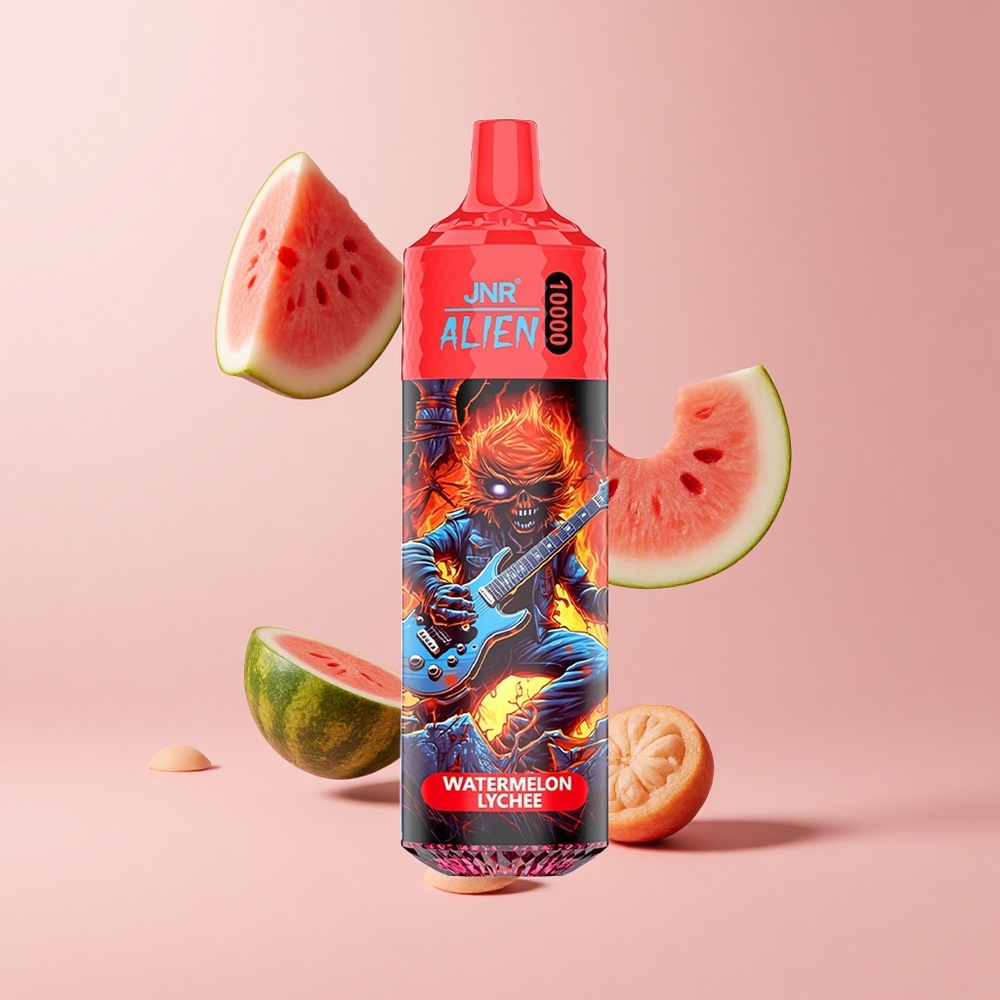 Watermelon Lychee JNR Alien 10000 Puffs 850mAh RGB LED