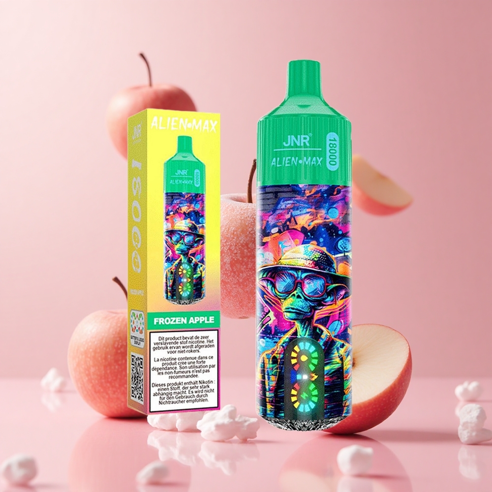 Frozen Apple JNR Alien Max 18000 Puffs Dual Mesh LED Display