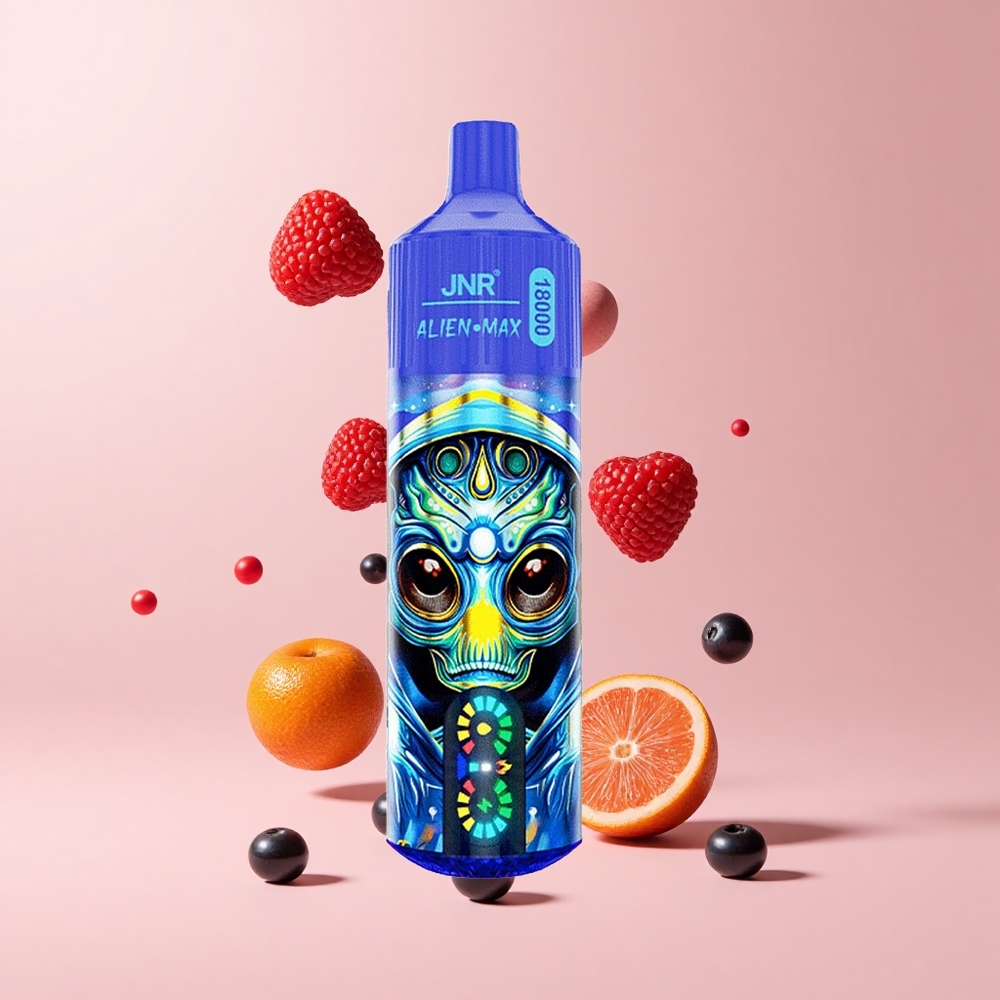 Mixed Berries JNR Alien Max 18000 Puffs Dual Mesh LED Display