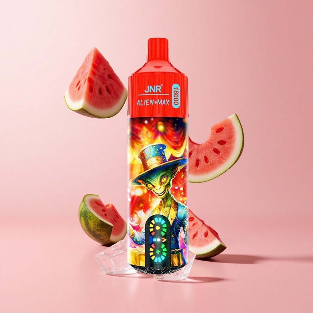 Watermelon Ice JNR Alien Max 18000 Puffs Dual Mesh LED Display