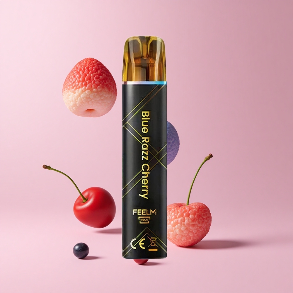 Blue Razz Cherry JNR Black&Golden 800 Puffs 550mAh Disposable Vape