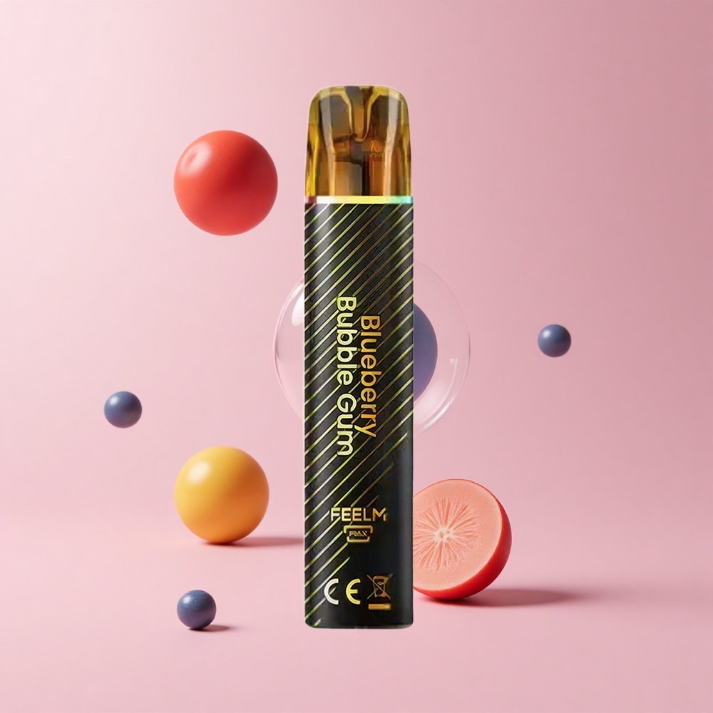Blueberry Bubble Gum JNR Black&Golden 800 Puffs 550mAh Disposable Vape