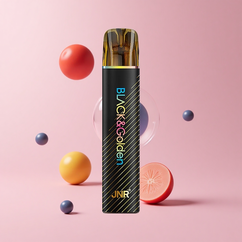 Blueberry Bubble Gum JNR Black&Golden 800 Puffs 550mAh Disposable Vape