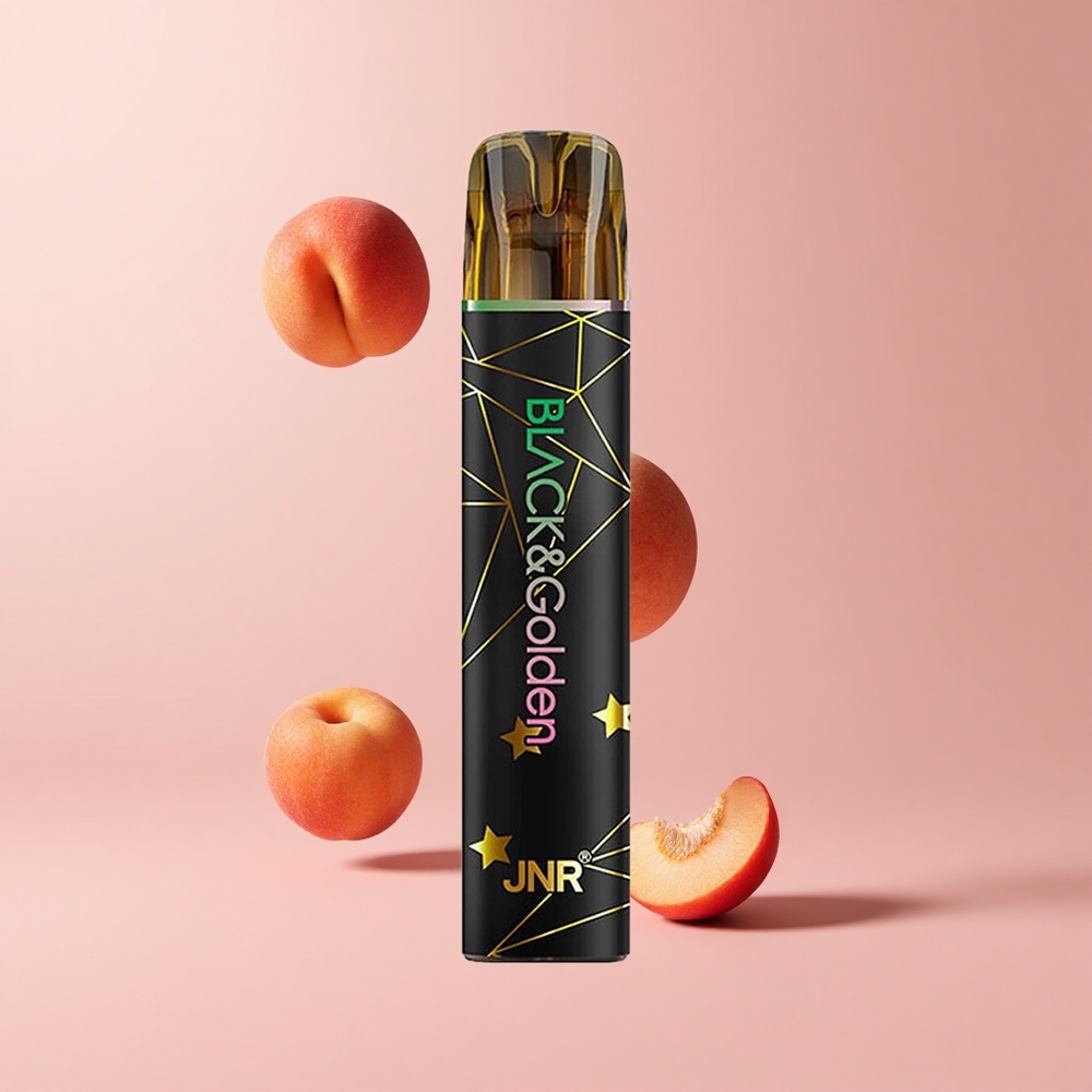 Peach JNR Black&Golden 800 Puffs 550mAh Disposable Vape
