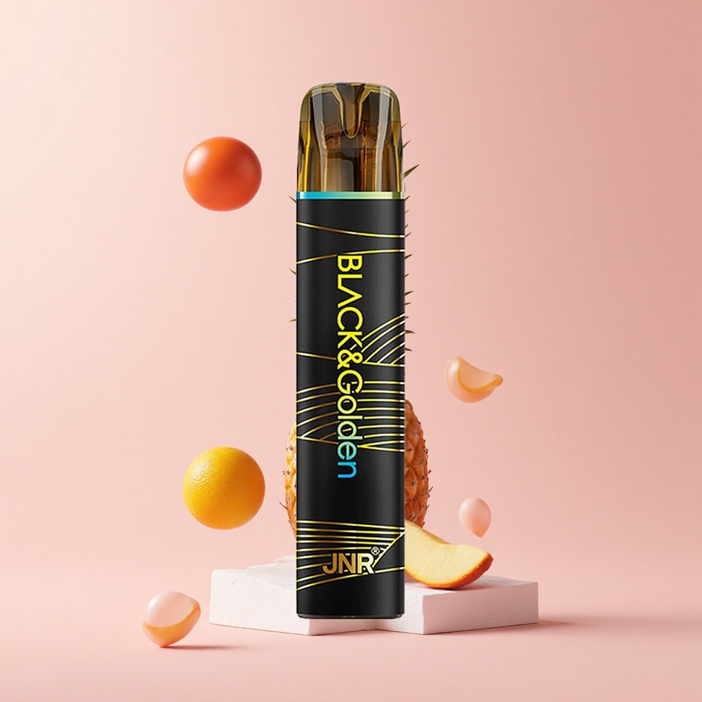 Pineapple Ice JNR Black&Golden 800 Puffs 550mAh TPD Disposable Vape