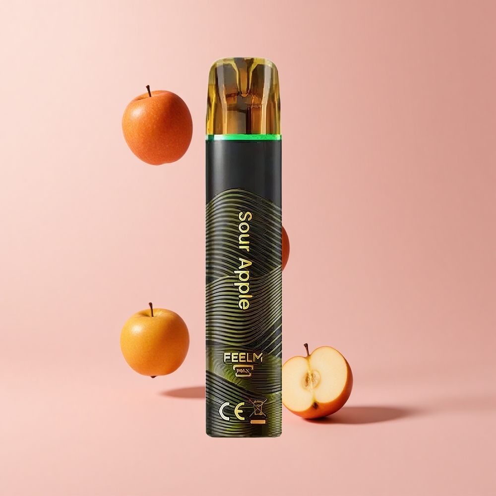 Sour Apple JNR Black&Golden 800 Puffs 550mAh 2ml Disposable Vape