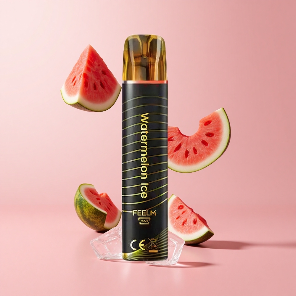 Watermelon Ice JNR Black&Golden 800 Puffs Disposable Vape 550mAh 2ml