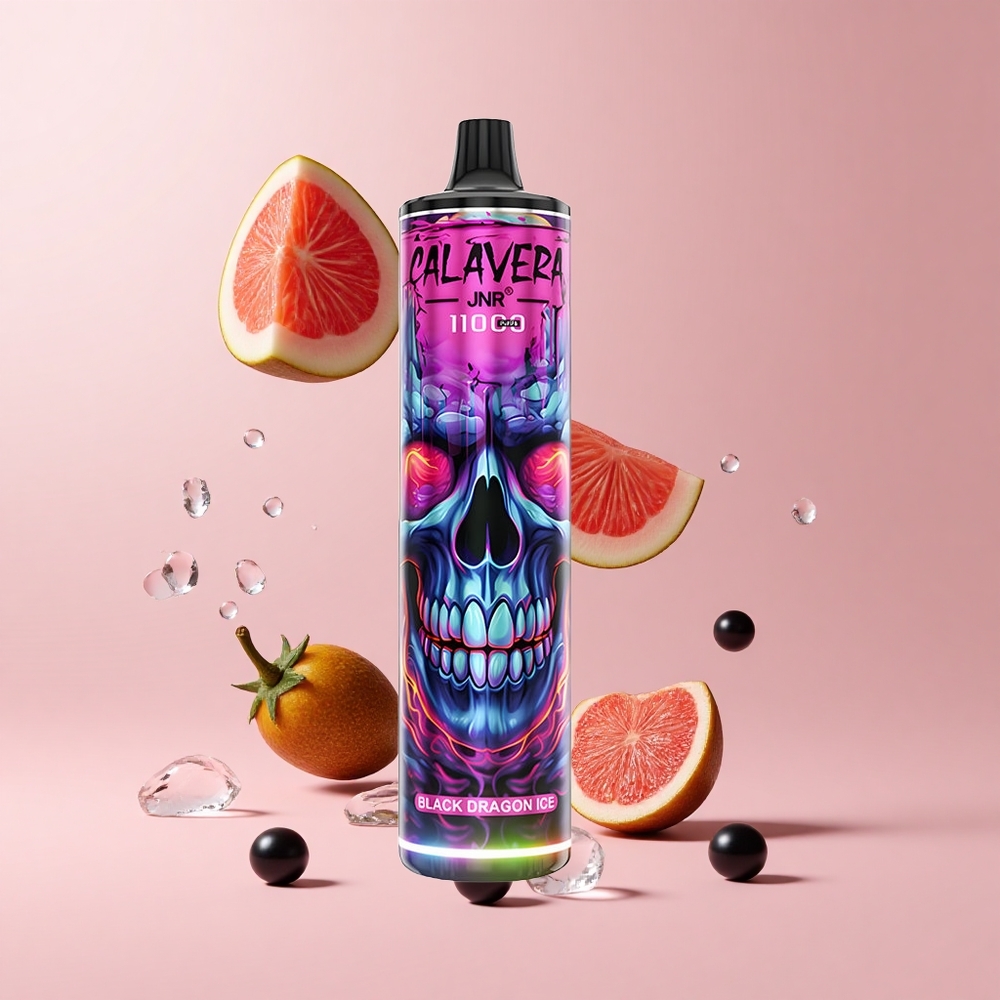 Black Dragon Ice JNR Calavera 11000 Puffs 850mAh Type-C Disposable Vape