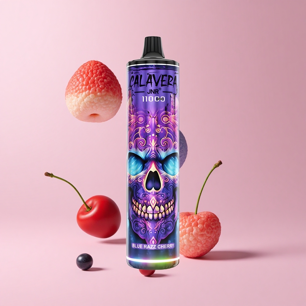 Blue Razz Cherry JNR Calavera 11000 Puffs 850mAh 21ml Disposable Vape