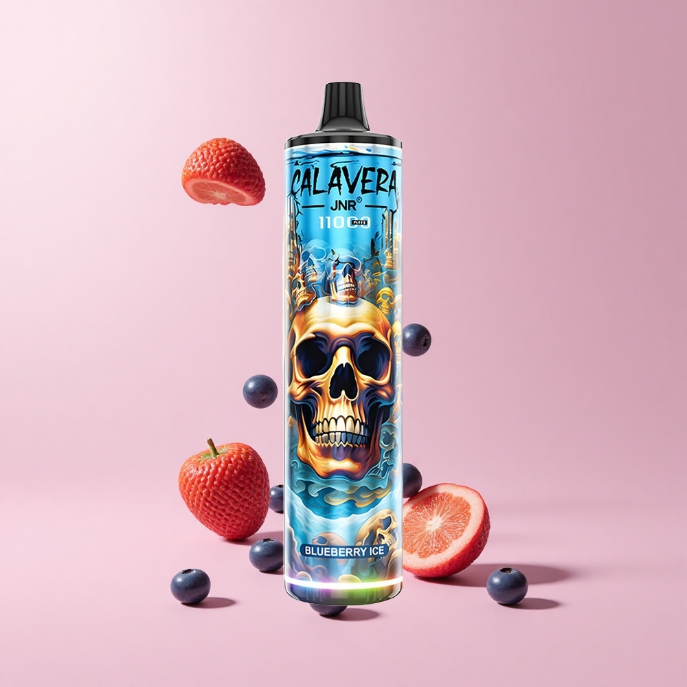 Blueberry Ice JNR Calavera 11000 Puffs 21ml Mesh 850mAh