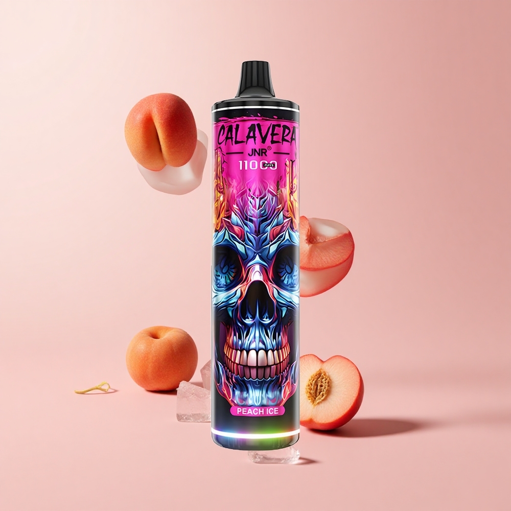 Peach Ice JNR Calavera 11000 Puffs 21ml Type-C Disposable Vape
