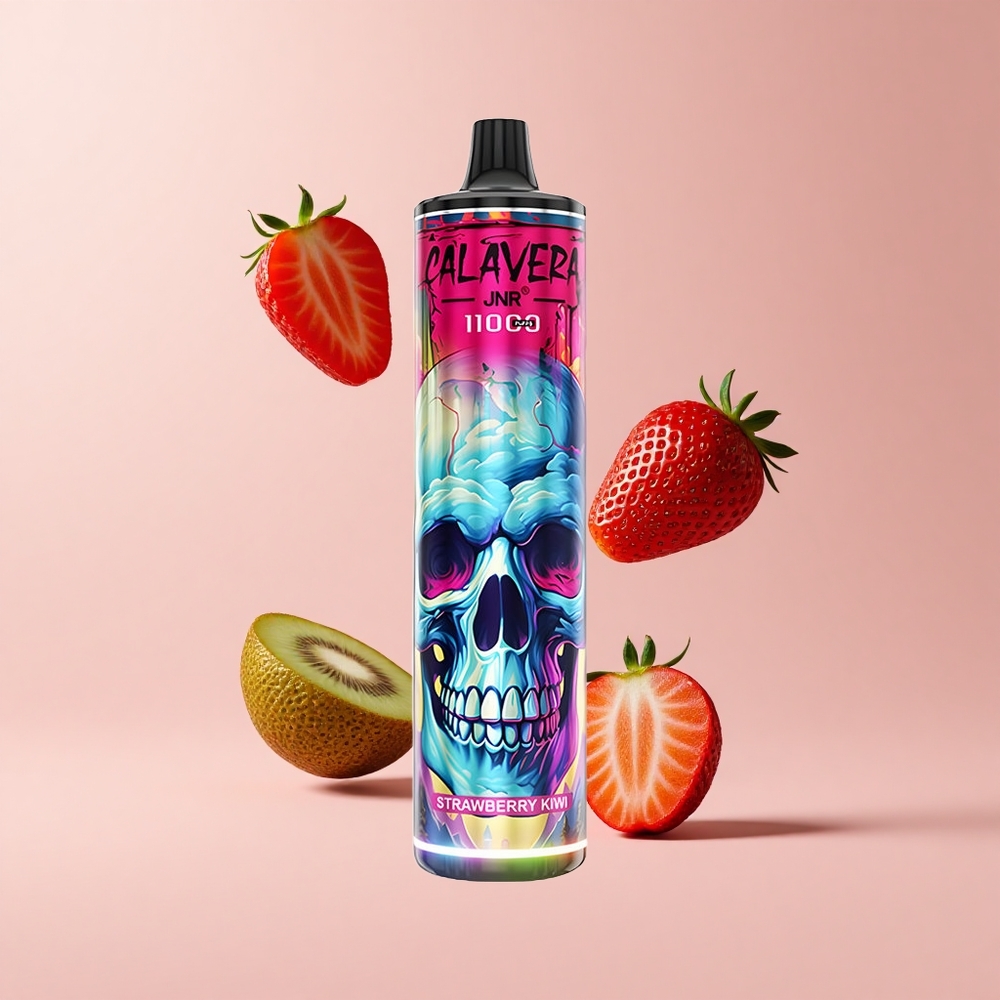 Strawberry Kiwi JNR Calavera 11000 Puffs 850mAh 21ml Disposable Vape