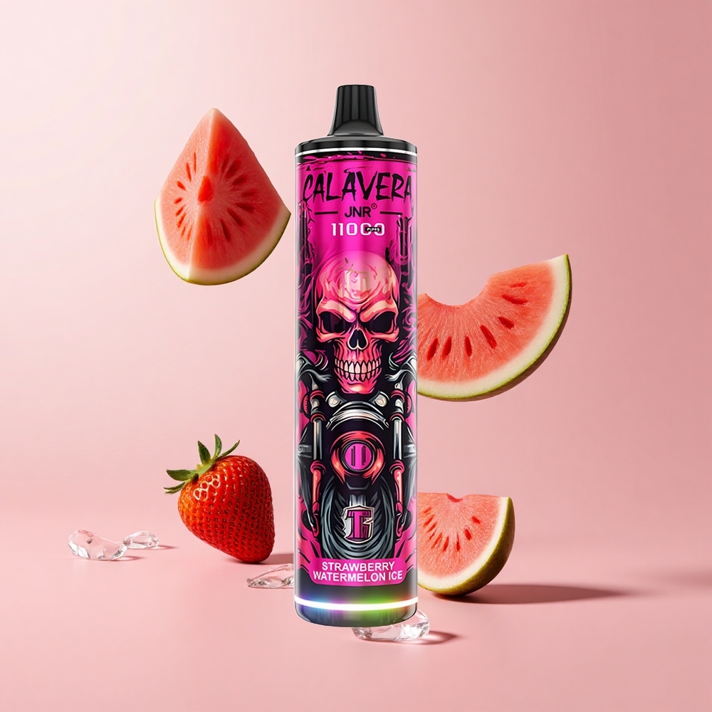 Strawberry Watermelon Ice JNR Calavera 11000 Puffs 850mAh Type-C