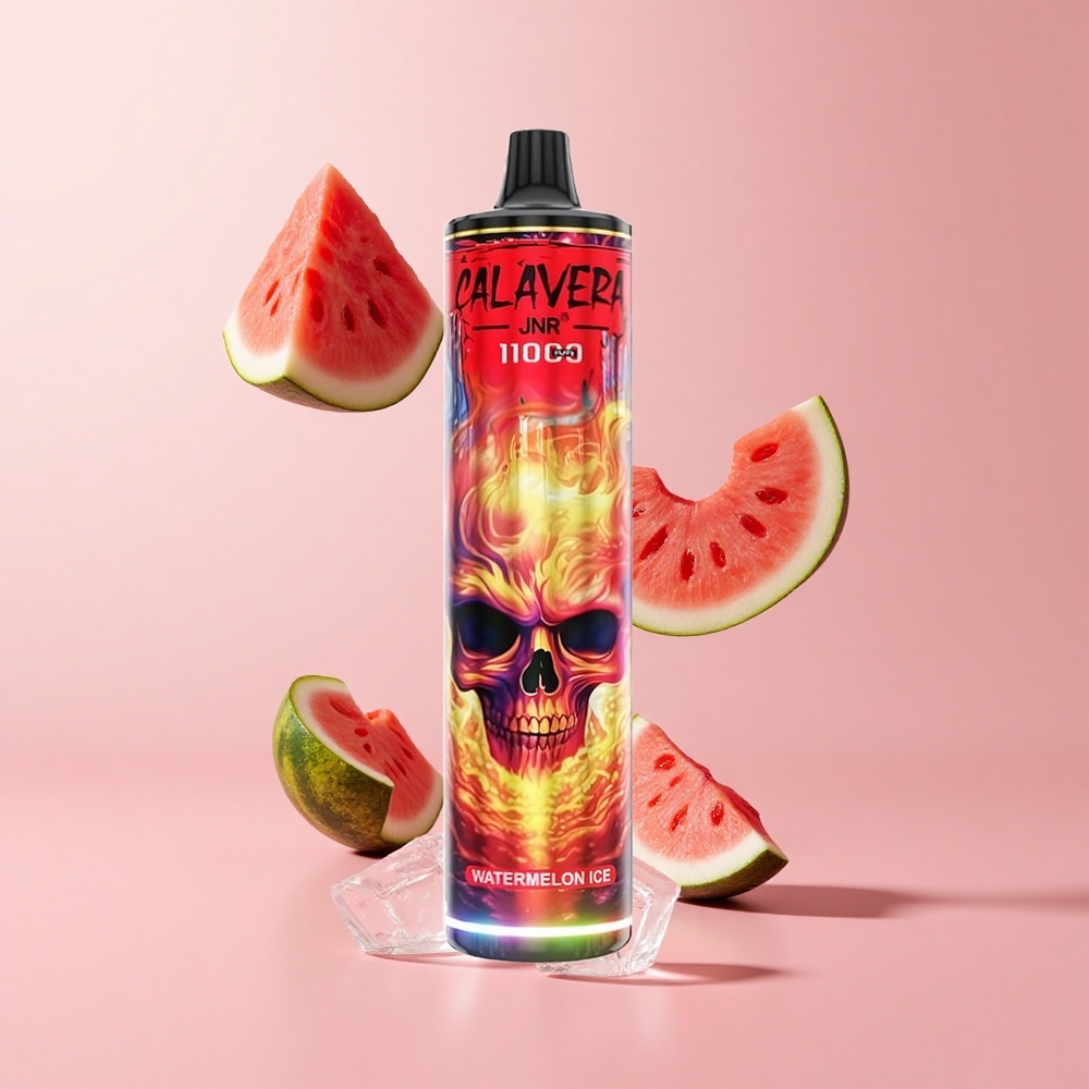 Watermelon Ice JNR Calavera 11000 Puffs 850mAh Type-C Disposable Vape