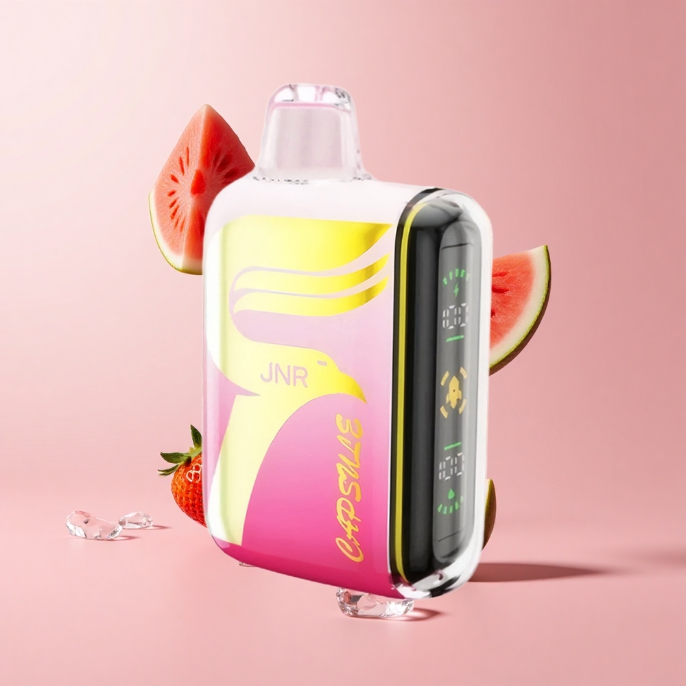 Strawberry Watermelon Ice JNR Capsule 15000 Puffs 20ml Dual Mesh Boost Mode