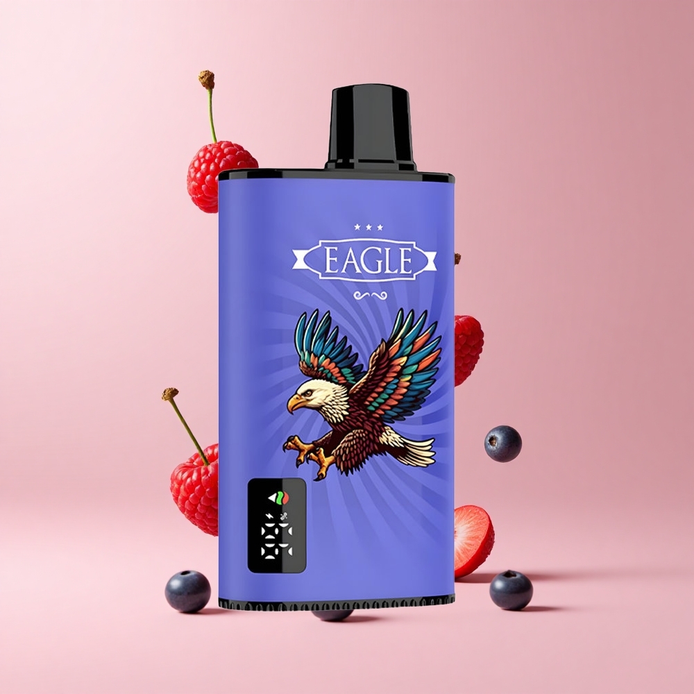 Blueberry Raspberry Cherry JNR EAGLE Smart 23000 Puffs Disposable Vape with Digital Screen