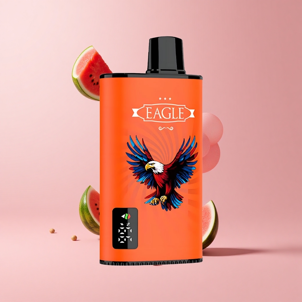 Watermelon Bubblegum JNR EAGLE Smart 23000 Puffs Digital Screen Adjustable Airflow