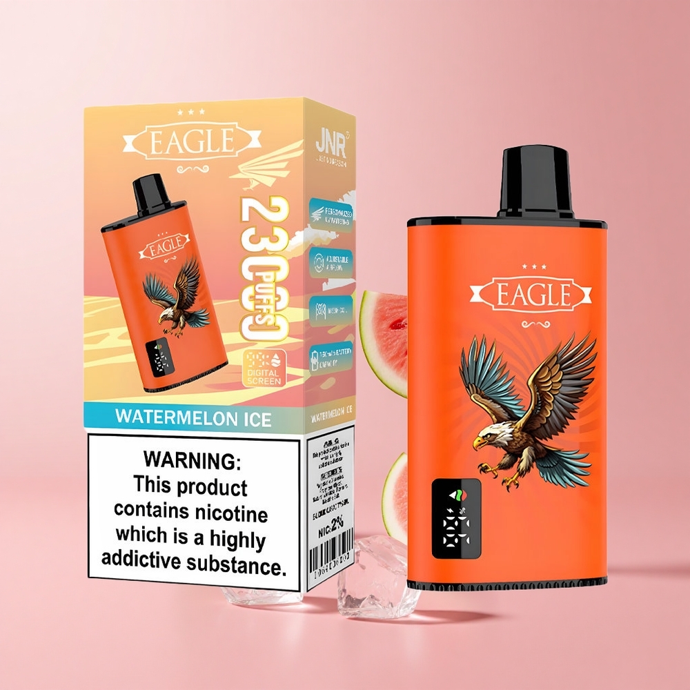 Watermelon Ice JNR EAGLE Smart 23000 Puffs Digital Screen Adjustable Airflow