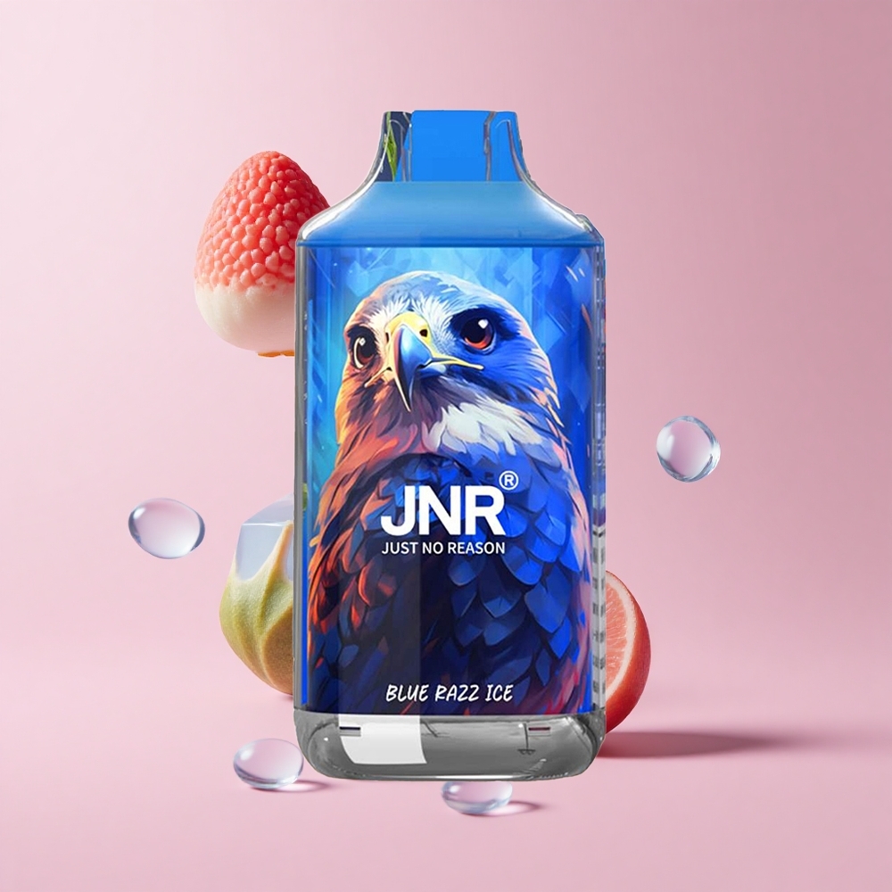 Blue Razz Ice JNR Falcon 16000 Puffs 850mAh 22ml Dual Mesh Disposable Vape
