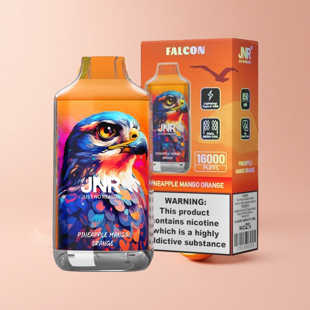 Pineapple Mango Orange JNR Falcon 16000 Puffs 850mAh 22ml Dual Mesh