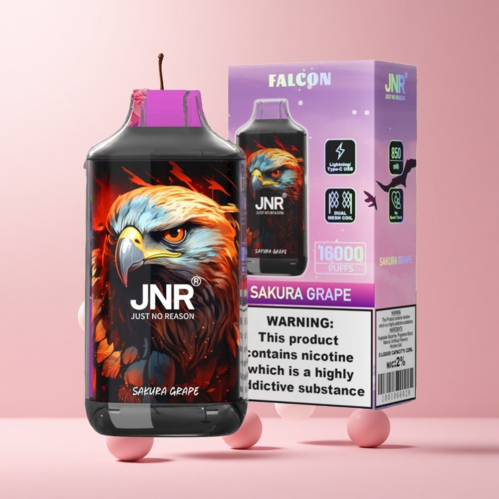 Sakura Grape JNR Falcon 16000 Puffs 22ml Dual Mesh Disposable Vape
