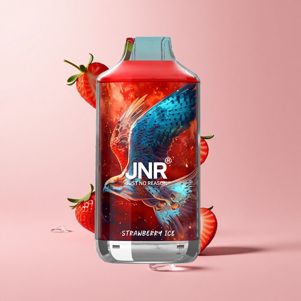 Strawberry Ice JNR Falcon 16000 Puffs Dual Mesh 850mAh Type C