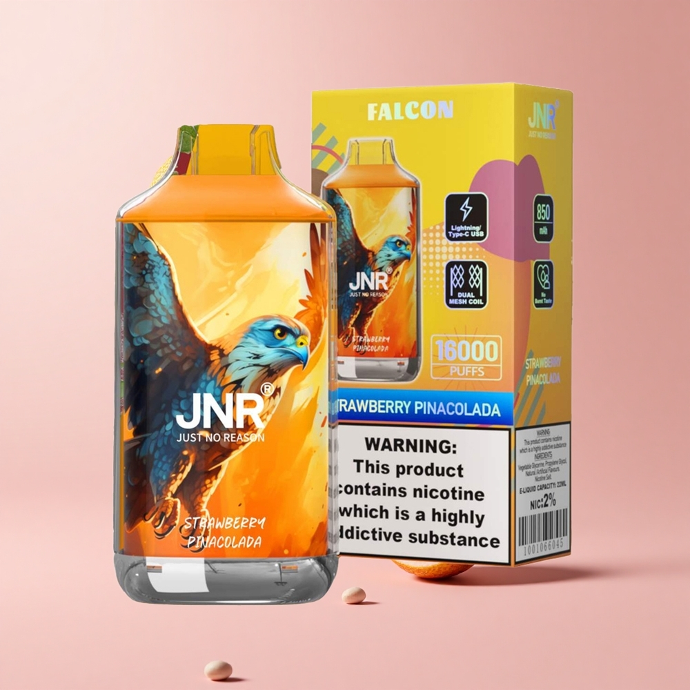 Strawberry Pina Colada JNR Falcon 16000 Puffs 850mAh Dual Mesh