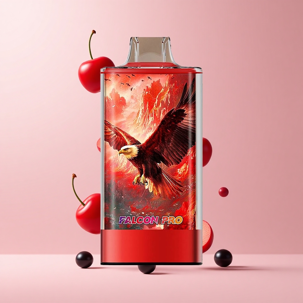 Cherry Berry JNR Falcon Pro 28000 30ml 950mAh 5% Nicotine Smart Display Dual Mesh