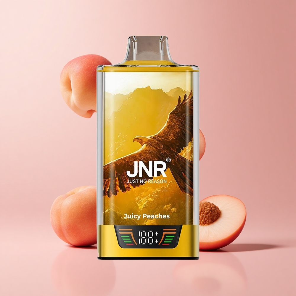 Juicy Peaches JNR Falcon Pro 28000 30ml 5% Nicotine Smart Display Dual Mesh