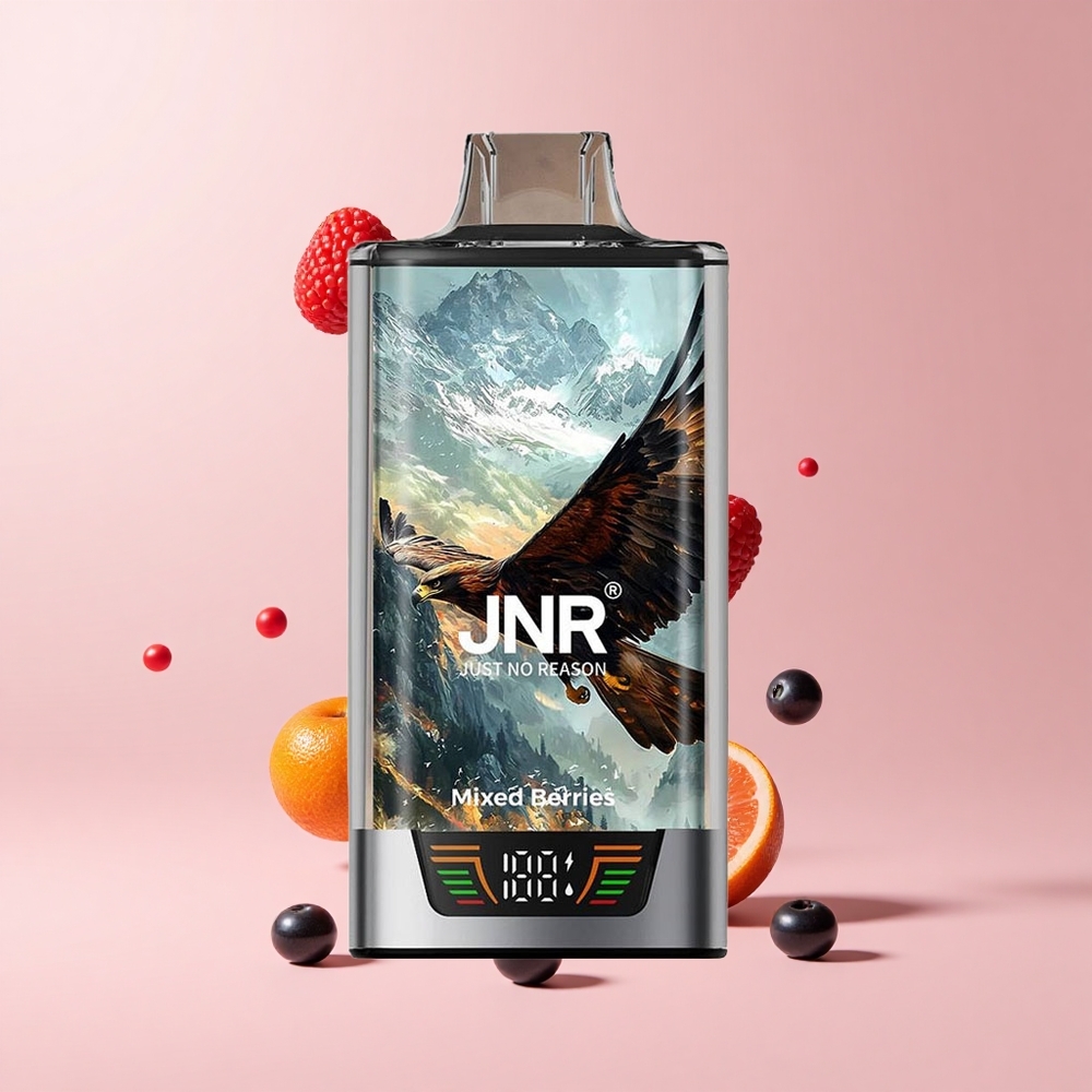 Mixed Berries JNR Falcon Pro 28000 30ml 5% Nicotine Smart Display Disposable Vape