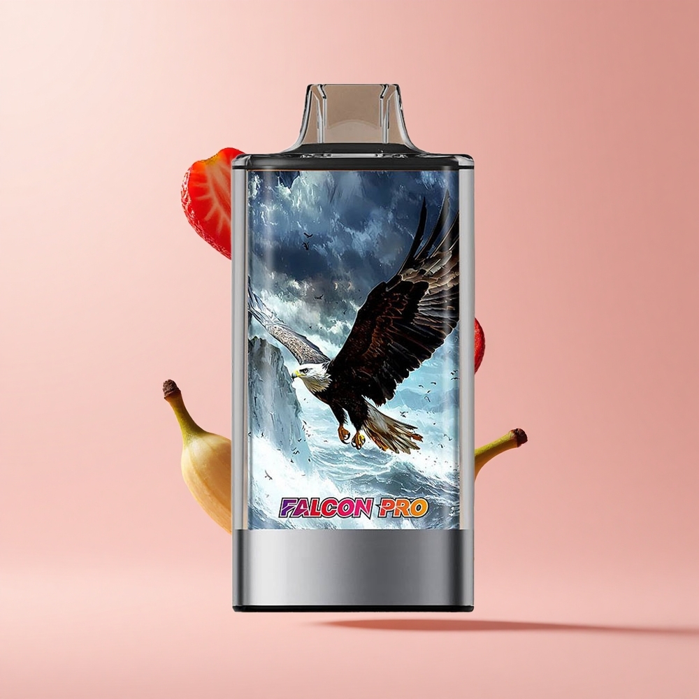 Strawberry Banana JNR Falcon Pro 28000 30ml 5% Nicotine Smart Display Disposable Vape