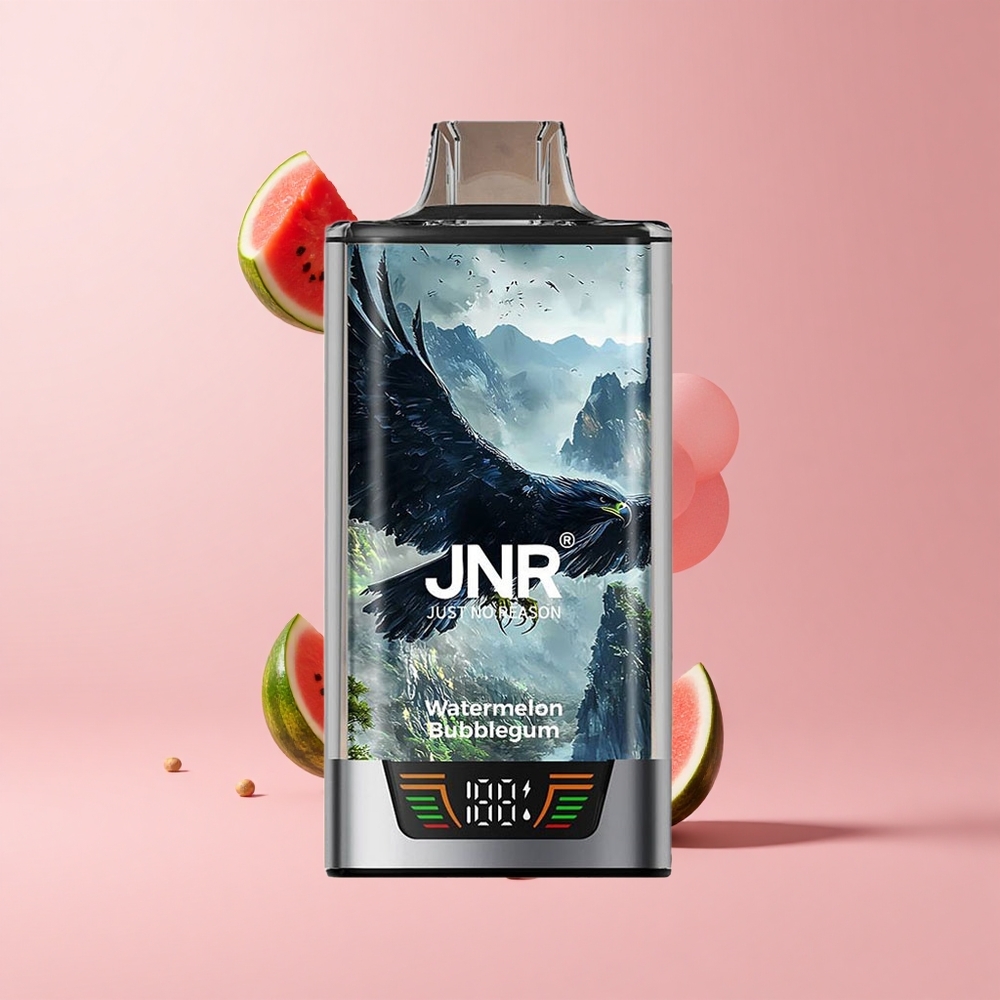 Watermelon Bubblegum JNR Falcon Pro 28000 30ml 5% Nicotine Nic Smart Display