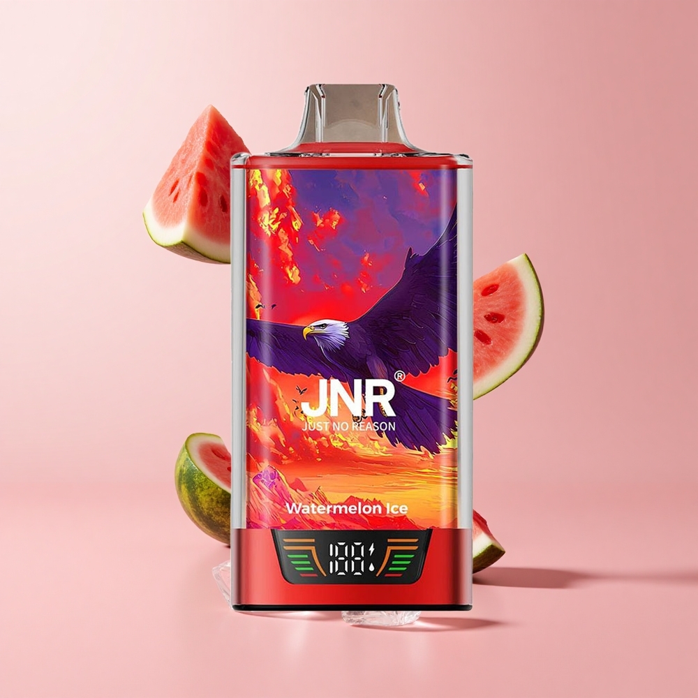 Watermelon Ice JNR Falcon Pro 28000 30ml 5% Nicotine Smart Display Disposable Vape